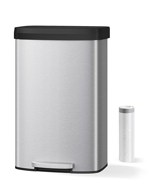 Garvee 21 Gallon / 80 Liter Stainless Steel Trash Can - Image 7