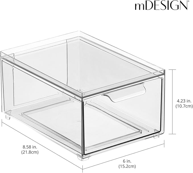 Clarity Pantry Stacking Drawer 8 x 6 x 4 M8 - Image 3