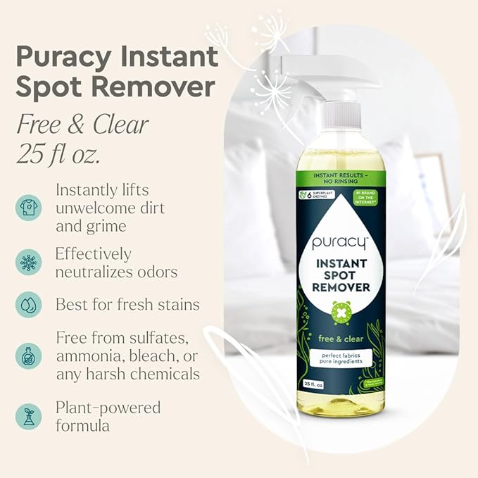 Puracy 25oz Instant Spot Remover & Fabric Stain Remover - Image 2
