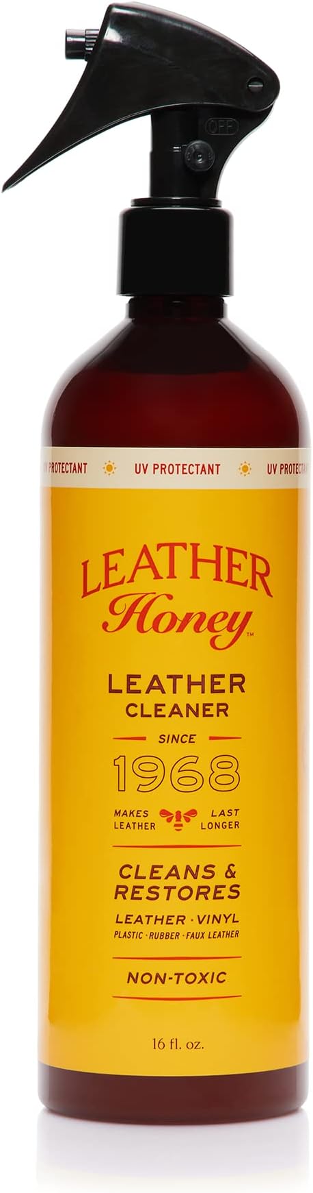 Leather Honey Leather Cleaner Spray: UV Protectant, Non-Toxic & Made in the USA by LeatherHoney