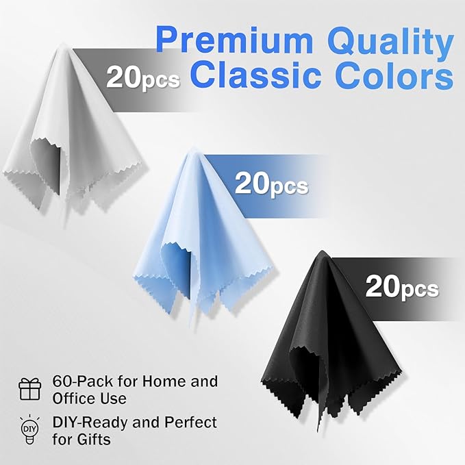 60-Pack Microfiber Cleaning Cloths - Image 6