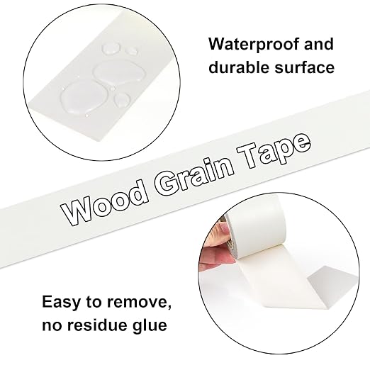 BOMEI PACK Wood Grain Repair Tape, Self Adhesive Repair Patch - Image 4
