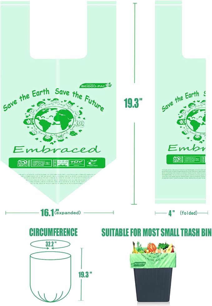1.6 Gallon Compostable Trash Bags - Image 2