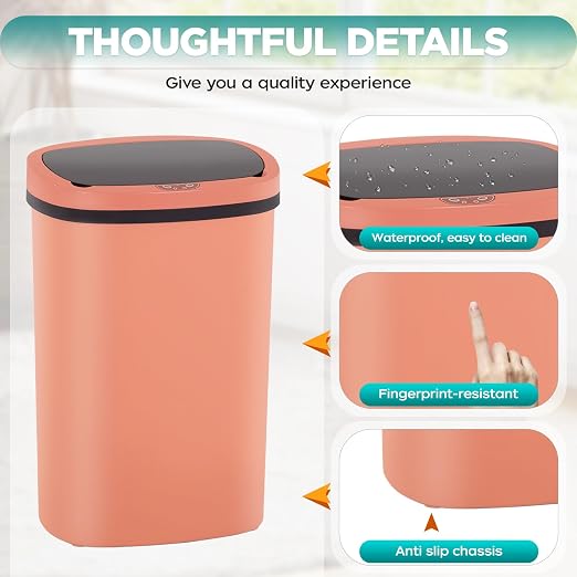 Automatic Motion Sensor Bathroom Trash Can - Image 5