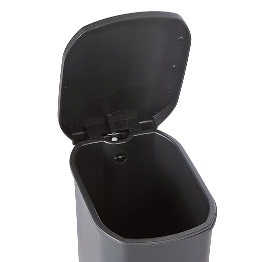 Amazon Basics Compact Plastic Bathroom Trash Can - Image 5