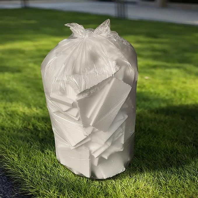 TYPLASTICS 55 Gallon Clear Trash Can Liners - Image 3