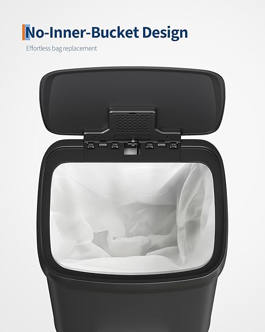 Garvee 13 Gallon / 50 Liter Metal Trash Can - Image 4
