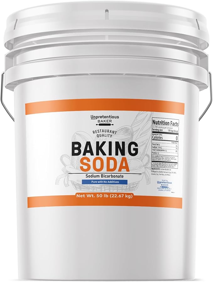 Unpretentious Baker Baking Soda, 5 Gallon Bucket by Unpretentious