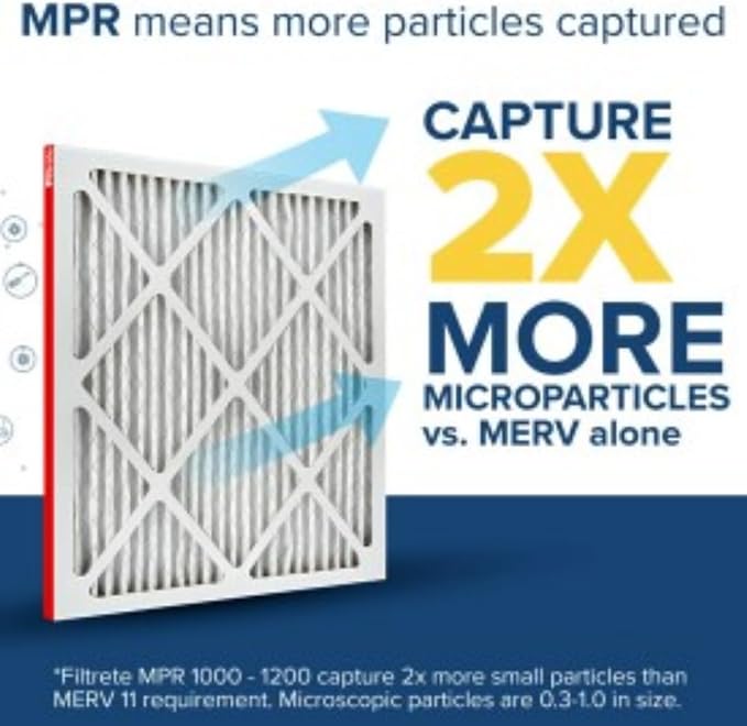 Filtrete 16x24x1 AC Furnace Air Filter, MERV 11, MPR 1000, Micro Allergen - Image 4