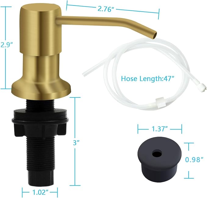 Soap Dispenser for Kitchen Sink, Kichen Sink Soap Dispenser, Under Sink Soap - Image 5