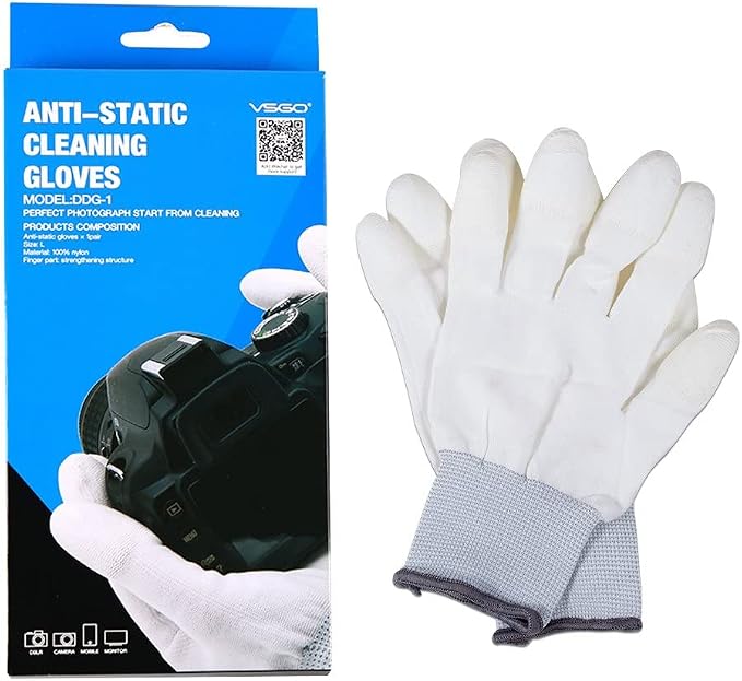 VSGO Professional Camera Cleaning Gloves Anti-Static - Image 9