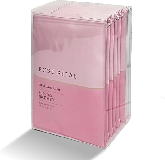 Expressive Scented Fresh Scent Pouches – Perfect Rose Petal Air Freshener – by ExpressiveScent