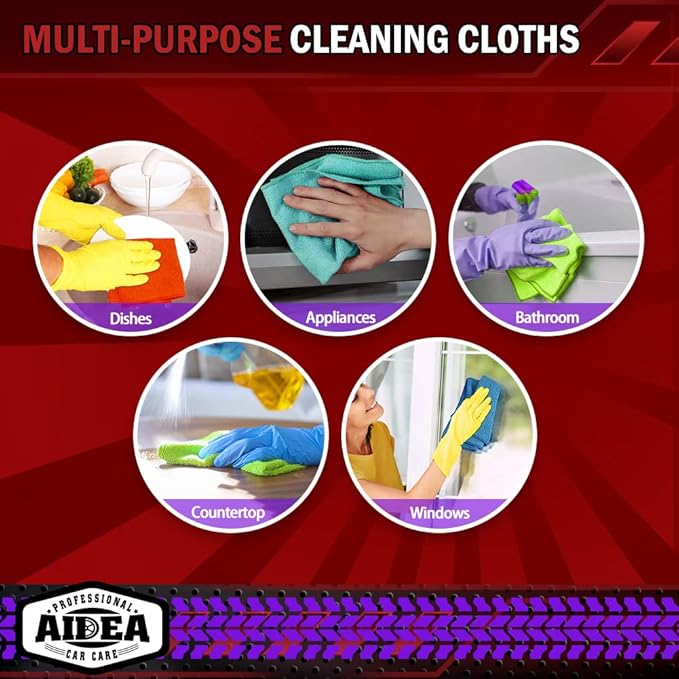 AIDEA Microfiber Cleaning Cloth, Microfiber Towels - Image 7
