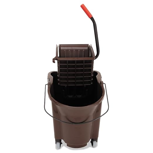 Rubbermaid Commercial Products WaveBrake 35 QT Side-Press Mop Bucket and - Image 3