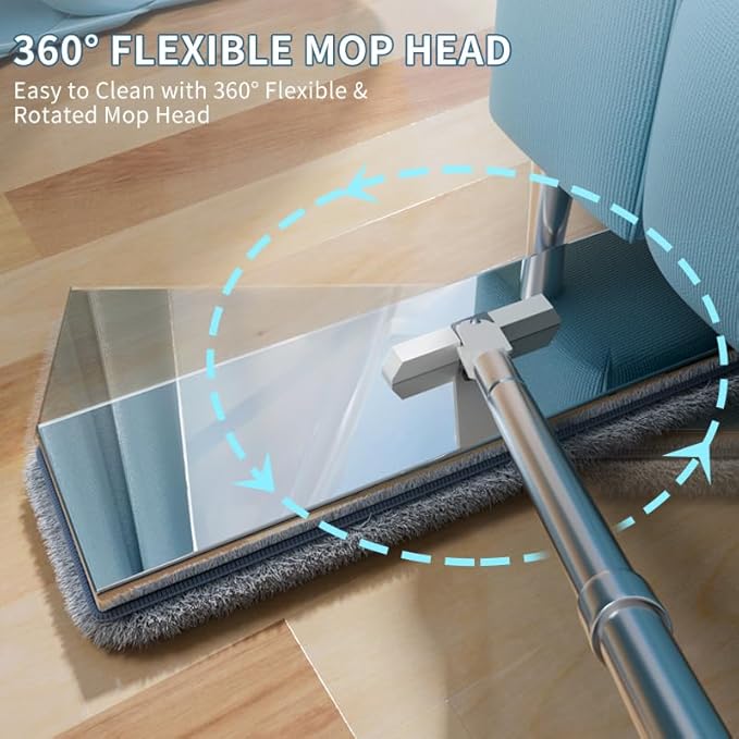 Stainless Steel Mop and Bucket Set - Image 7