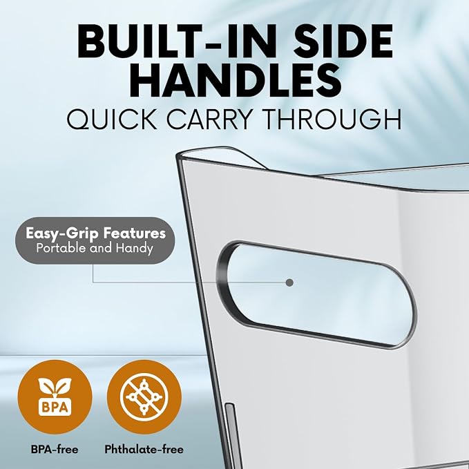 Clear Plastic Storage Bins - Image 3