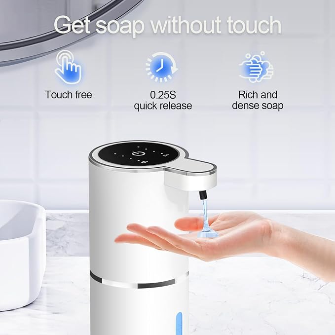 Automatic Liquid Soap Dispenser Bathroom Kitchen Dish Liquid Body Shampoo - Image 2