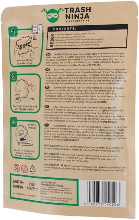 Trash Ninja Trash Can Deodorizer and Odor Eliminator - Image 13