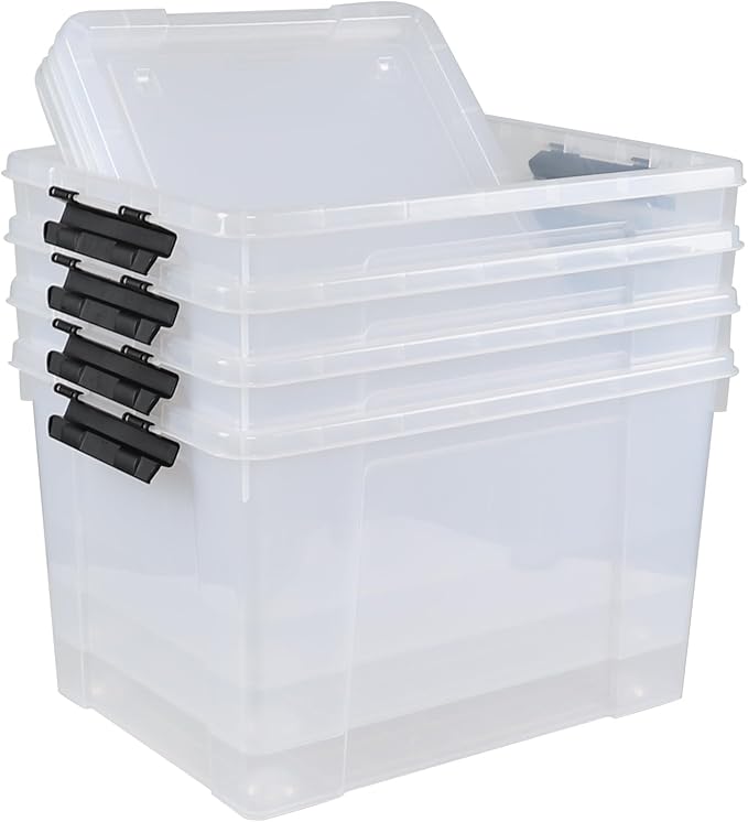 50 L Large Plastic Storage Bins - Image 7