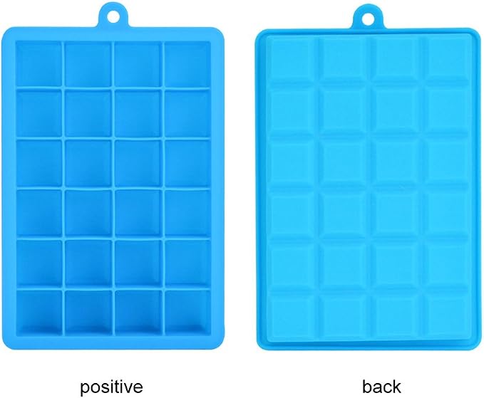 Ice Cube Tray, Silicone Square Ice Trays Easy Release Stackable Ice Cube Mold - Image 7
