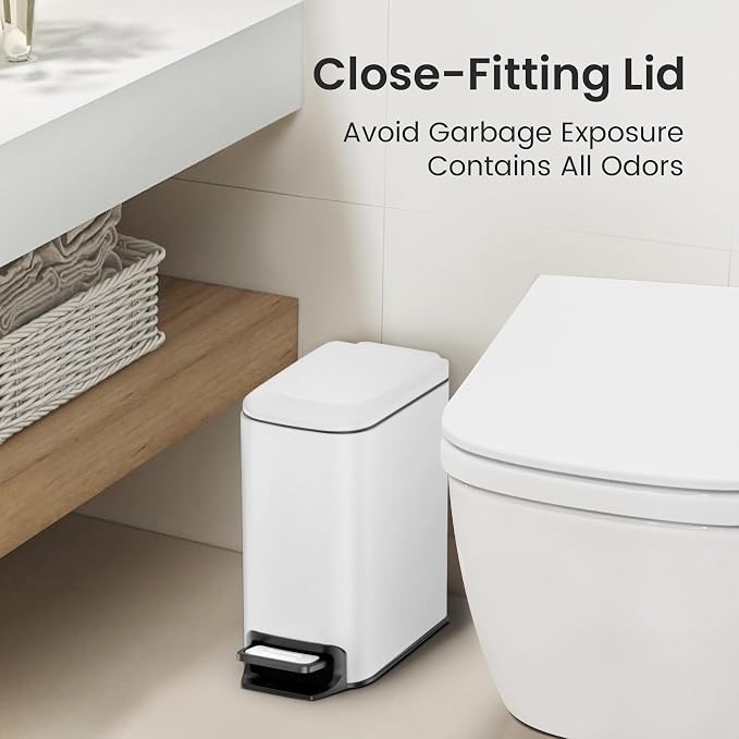 Cesun Small Bathroom Trash Can - Image 2