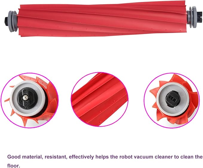 Replacement Roller Brushes, Rubber Main Brush Replacement Parts - Image 4