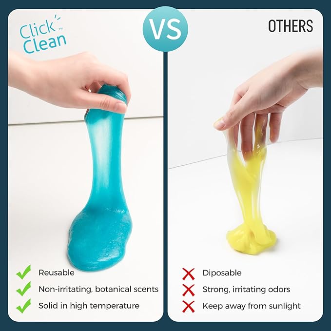 CLICK CLEAN Cleaning Gel for Car, 7oz Car Detailing Tools, Car Cleaning Putty - Image 5