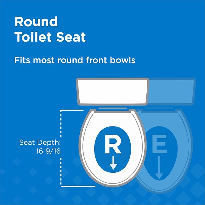 Gerber Round Front Toilet Seat - Image 3