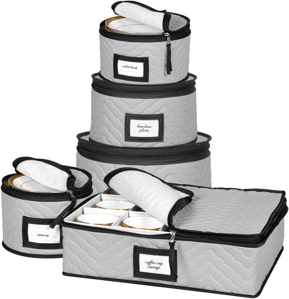 China Storage Containers 5-Piece Set Moving Boxes, Quilted Microfiber