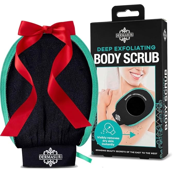 Dermasuri - Deep Exfoliating Glove - Polishing Mitt Body Scrubber - Korean Skin - Image 8