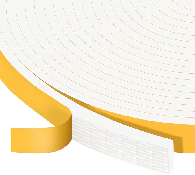 Strong Adhesive Weather Stripping Door Seal Strip Insulation Tape Roll by Trisiki