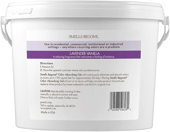 SMELLS BEGONE 1-Gallon Odor Absorber Gel - Image 2