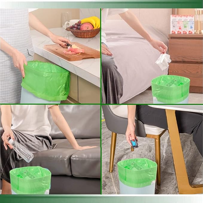 Medium Compostable Trash Bags, Biodegradable 8 Gallon Garbage Bags, Recycling - Image 6