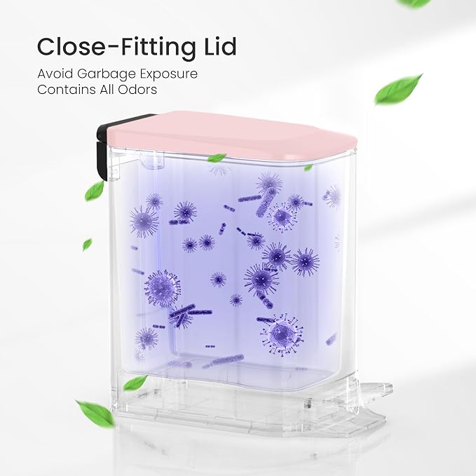 Cesun Small Bathroom Trash Can - Image 4