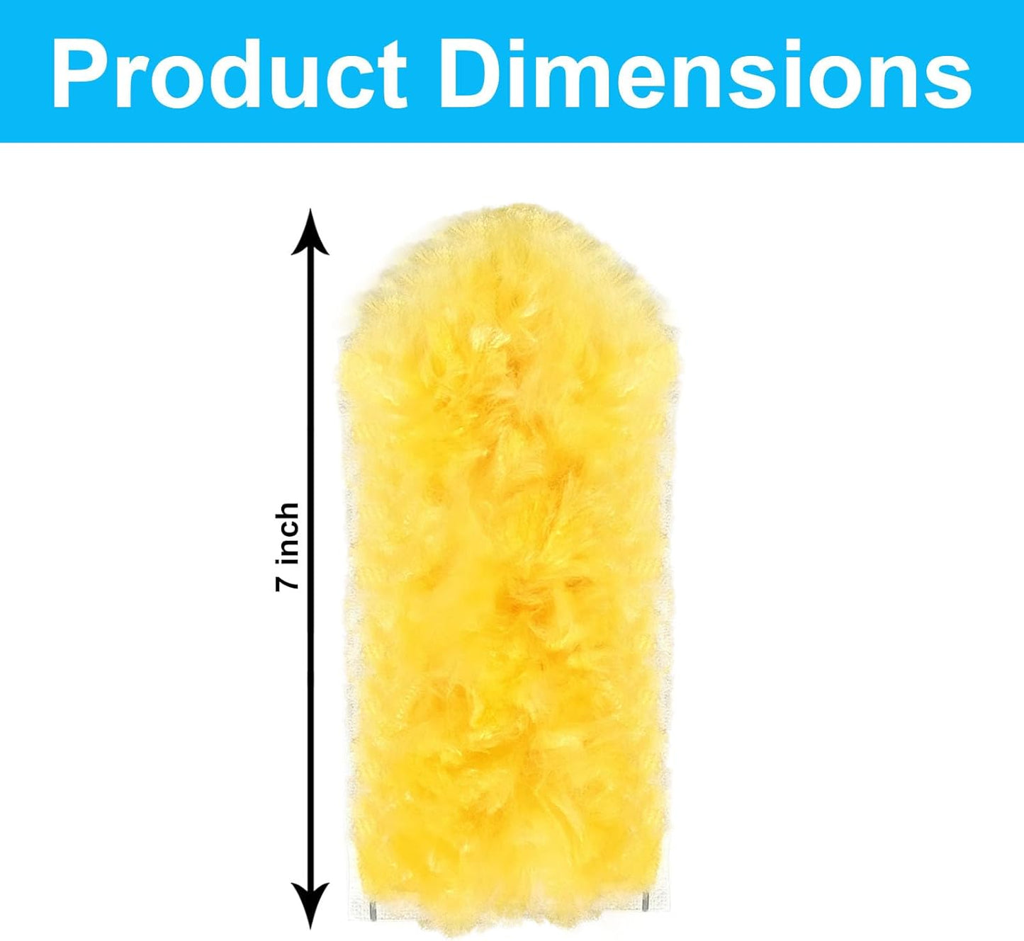 20 Pack Heavy Duty Duster Refills for Swiffer, Multi-Surface 360° Disposable Dusters Kit for Cleaning Dusting Electronics Furniture Blind Ceiling Fan (Handle is Not Included)