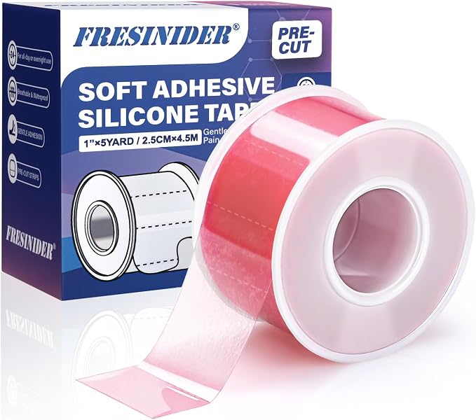 FRESINIDER Silicone Tape 1" x 5 Yard Pink 1 Roll by FRESINIDER