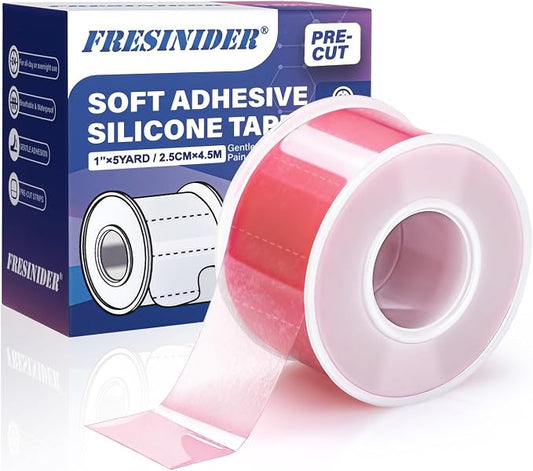 FRESINIDER Silicone Tape 1" x 5 Yard Pink 1 Roll by FRESINIDER