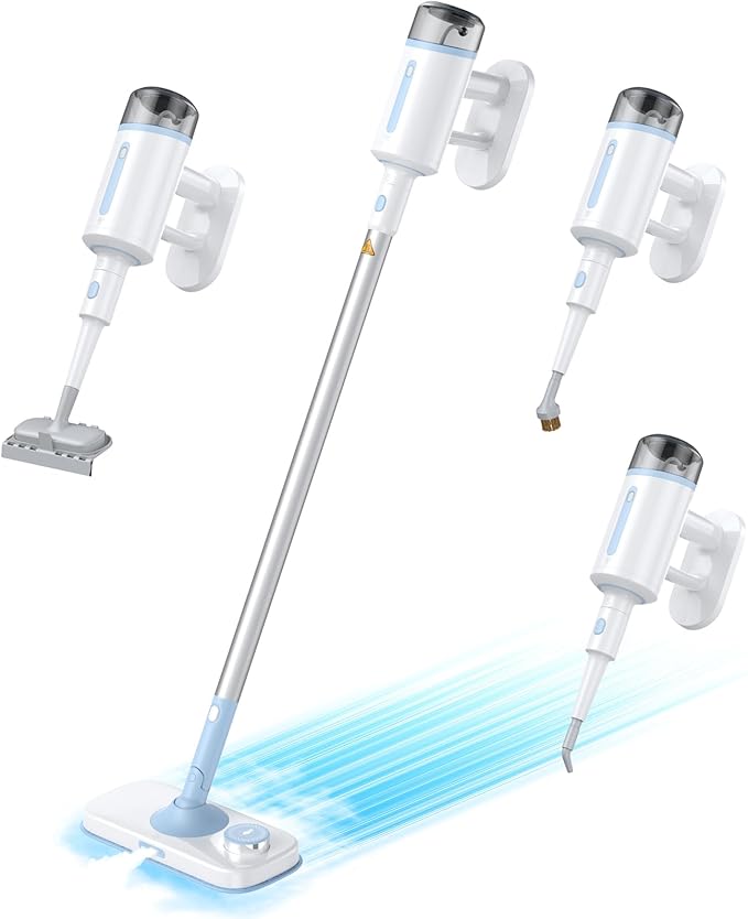 Steam Mop with Detachable Handheld Steamer Suitable by Munoje