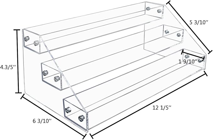 PMMASTO Tiered Spice Rack, Seasoning Organizer, Kitchen Organization and Storage - Image 3