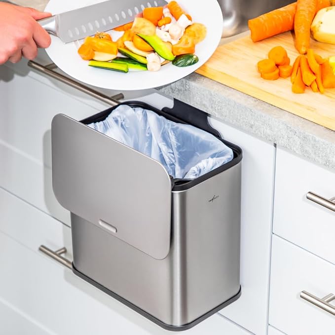 RedFactor Stainless Steel Hanging Trash Can - Image 5