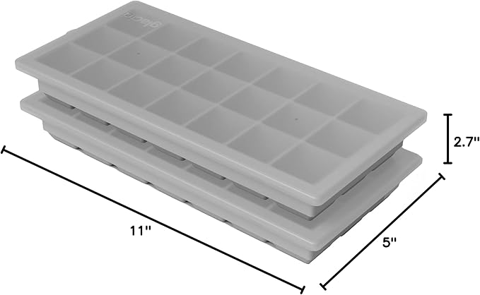 glacio Ice Cube Tray – Small Silicone Molds - Image 7