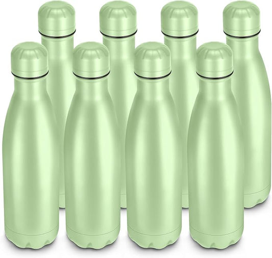 17oz Cola-Bottle Shaped Stainless Steel Leak-proof Water Bottle, Double Wall by Unknown