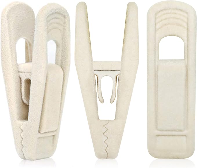Velvet Hanger Clips for Velvet Hangers by TOFIIGREM
