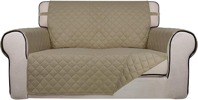 PureFit Reversible Quilted Sofa Cover, Water Resistant Medium Slipcover by PureFit