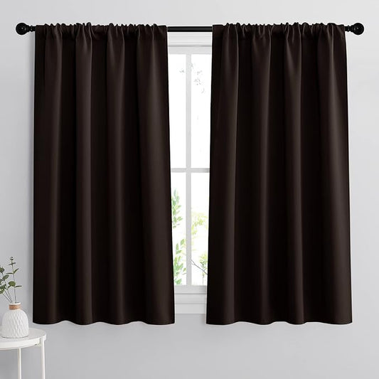 RYB HOME Bedroom Blackout Curtains by RYBHOME