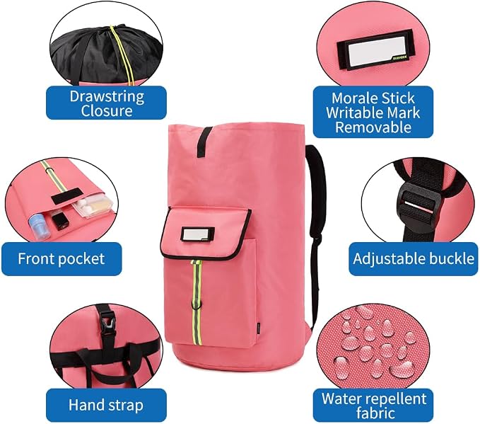 laundry bag backpack, extra-large heavy duty laundry bags, laundry backpack - Image 3
