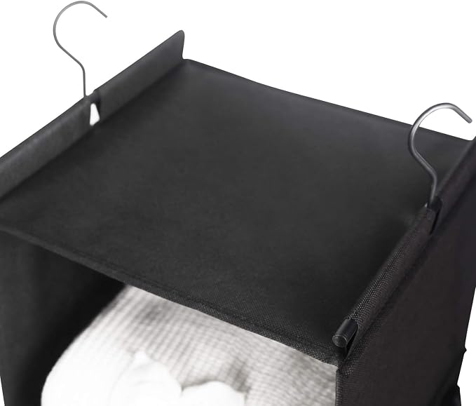 MAX Houser 4-Shelf Hanging Closet Organizer, Space Saver, Cloth Hanging Shelves - Image 5