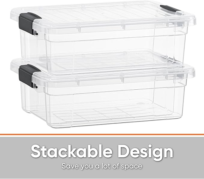 Superio Clear Storage Boxes - Image 4