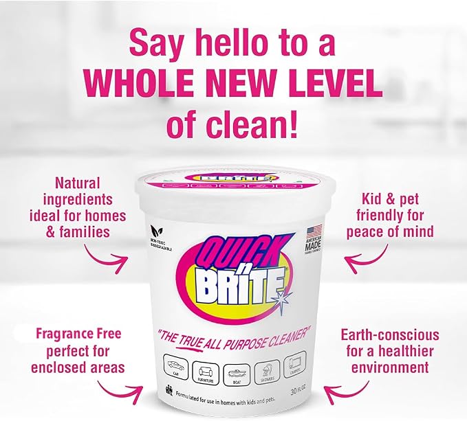 Quick 'n Brite All Purpose Cleaning Paste – Kid & Pet Safe, Powerful - Image 8