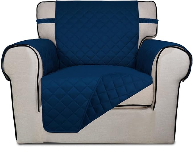 PureFit Reversible Quilted Sofa Cover, Water Resistant Slipcover Furniture by PureFit
